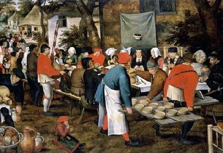 Pieter Brueghel the Younger Peasant Wedding Feast Spain oil painting art